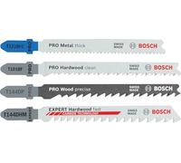 Bosch PRO 15 Piece Assorted Wood and Metal Jigsaw Blade Set + FOC Carbide Blade