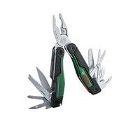 Bosch 16-in-1 Multi-Tool (Multipurpose Tool for DIY, Outdoor and Camping; Stainless Steel; Locking Function; Softgrip; 16 Functions: Pliers; Cutter; Screwdriver; Knife; Saw, etc.)