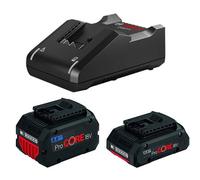 Bosch 1600A01Ba9 Procore Gba 18V 4.0Ah + 8Ah Lithium Ion Battery & Charger Kit