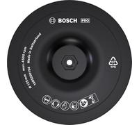 Bosch 1609200154 Backing Pad with Velcro, Black, 125 x 8 mm