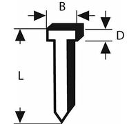 Bosch 1609200377 Type 47 Nails