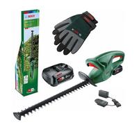 Bosch 18-45 Cordless Hedge Cutter Garden Trimmer 45Cm 1 X Battery + Gloves