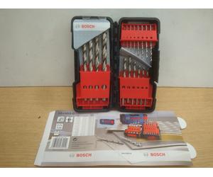 BOSCH 18PCE 1MM TO 10MM HSS-G METAL DRILL BIT SET + TOUGH BOX 2607019578