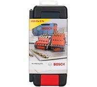 Bosch 18pcs. Toughbox Metal Drill Bit Set HSS-Co (for Inox, Steel, Aluminium, Ø1 - 10 mm, DIN 338, 135°, Professional Accessoris for Rotary Drills, Drivers from Most Brands)