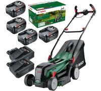 Bosch 18V 36V Cordless Lawnmower Universalrotak 2X18V-37-550 4X 4.0Ah Batteries