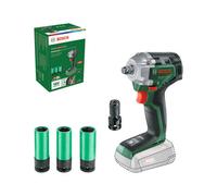 Bosch UNIVERSALIMPACTDRIVE 18V-350 P4A 18v Cordless Impact Wrench No Batteries No Battery Charger No Case with Accessories