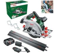 Bosch 18V Circular Saw Universalcirc Guide Rails + Guide Clamps + 2.5Ah Battery - Bosch Power For All