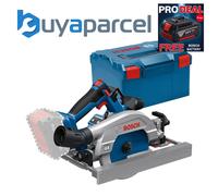 Bosch 18v GKS 18V-57-2 GX 165mm Cordless Circular Saw Inc Guide Rail Base Lboxx