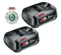 Bosch 18V Green Power4All Pba 18V 2.0Ah W-A Cordless Battery Power For All X 2 - Bosch Power For All