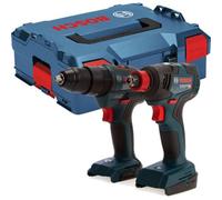 Bosch 18v Cordless Combi Drill and Impact Driver/ Wrench Kit No Batteries No Battery Charger Case