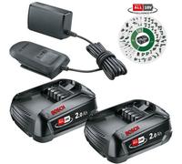 Bosch 18V Starter Set Pba 2X 2.0Ah Battery Power4All Charger Kit Power For All