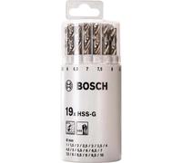 Bosch 2607018361 19-PC Hss-R Metal Drill Bit Set DIN 338