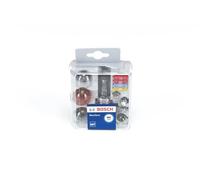 Bosch H4 Maxibox Halogen Bulb Set for Car Headlights and Lamps, 12 V - Socket Type P43t - Spare Bulb Box Containing the Most Essential Bulbs and Fuses