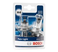 Bosch H4 12V 60/55W Pure Light Car Headlight Bulbs Twin Pack