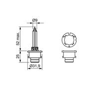 Bosch 1987302906 Spotlight Bulb Fits Lexus Mazda Mitsubishi Subaru Suzuki Toyota