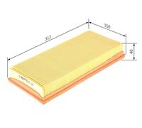 BOSCH 1987429152 Air Filter 312mm Length Insert Fits Toyota Avensis Carina E