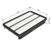 Bosch Car Air Filter S9162 - 1987429162