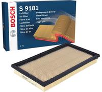 Bosch Car Air Filter S9181 – Moisture-resistant, High Tensile Strength – Part 1 987 429 181