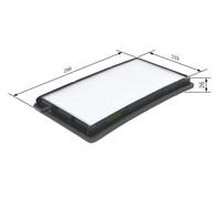 Bosch M2002 Standard Cabin Filter - Replacement Filter