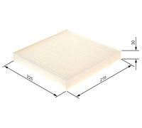BOSCH 1987432083 Interior Air Filter Cabin Pollen Filter Fits Citroen Peugeot