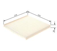 Bosch M2085 Standard Cabin Filter, Replacement Filter - Filters Pollen and Dust for Cleaner Air Inside the Vehicle