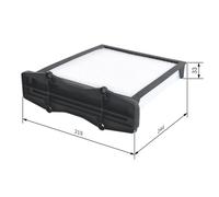 Bosch Car Cabin Filter M2116 - 1987432116