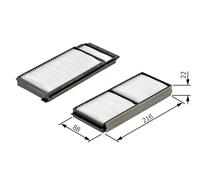 BOSCH 1987432163 Interior Air Filter Cabin Pollen Fits Mazda Mazda3 Mazda5