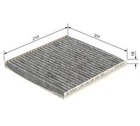 BOSCH 1987432320 Interior Air Filter Cabin Pollen Fits Lexus Subaru Toyota