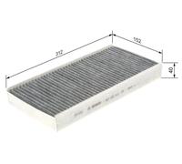 Bosch R2412 Activated Carbon Cabin Filter - Replacement Filter