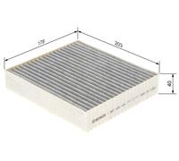 Cabin filter Activated Carbon Filter 1 987 432 434 BOSCH for SMART MITSUBISHI