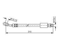 Bosch 1987476202 Brake Hose (BH772)