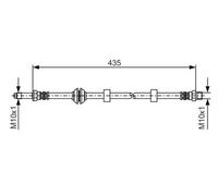 Bosch 1987476415 Brake Hose (BH129)