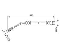 BOSCH 1 987 481 587 Brake hose