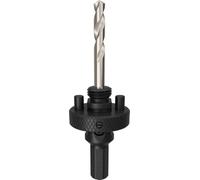 Bosch 1x Arbor and Pilot Drill for Hole Saw (for Steel, Drywall, Length 102,00 mm, Professional Accessory Drill Driver)