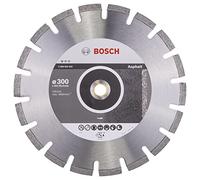 Bosch 1x Asphalt Diamond Discs f. Petrol/Table Saws 20/25.4mm | for Fresh Concrete, Asphalt, Ø 300 mm, Professional Accessory Petrol Saw, Table Circular Saw
