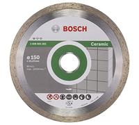 Bosch 1x Ceramic Cut Disc Precision f. Large Grinders 22.23mm | for Hard Ceramic Tiles, Marble, Ø 150 mm, Professional Accessory Large Angle Grinder