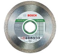 Bosch 1x Ceramic Cut Disc Precision f. Small Grinders 22.23mm | for Hard Ceramic Tiles, Marble, Ø 115 mm, Professional Accessory Small Angle Grinder