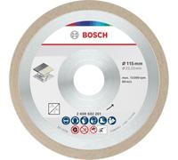 Bosch 1x Ceramic Cut Disc Precision f. Small Grinders 22.23mm | for Hard Ceramic Tiles, Marble, Ø 115 mm, Professional Accessory Small Angle Grinder