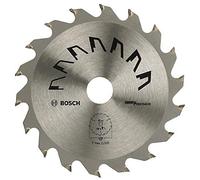 Bosch 1x Circular Saw Blade Precison (for Wood, Ø 130 x 2.5/1.5 x 20/16 mm, 36 Teeth, ATB, with 1x Reduction ring 16 mm, Accessories for Circular Saws)
