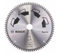 Bosch 1x Circular Saw Blade Special (for Wood, Non-Ferrous Metals, Plastic, Ø 250 x 3.2/2.5 x 30 mm, 80 Teeth, FT , Accessories for Circular Saws)