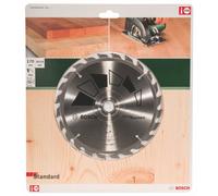 Bosch 1x Circular Saw Blade Standard (for Wood, Ø 170 x 2.2/1.5 x 20/16 mm, 24 Teeth, ATB, with 1x Reduction ring 16 mm, Accessories for Circular Saws)