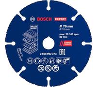 Bosch 1x Expert Carbide Multi Wheel Cutting Disc for Mini Angle Grinders (for Hardwood, Wood with Nails, Ø 76 mm, Professional Accessory Mini Angle Grinder)