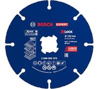 Bosch 1x Expert Carbide Multi Wheel Cutting Disc, X-Lock (for Hardwood, Wood with Nails, Ø 125 mm, Professional Accessory Small Angle Grinder)
