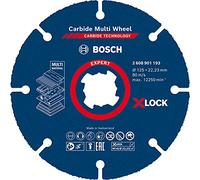 Bosch 1x EXPERT Carbide Multi Wheel X-LOCK Cutting Disc (for Hardwood, Wood with nails, Ø 125 mm, Professional Accessory Small Angle Grinder)