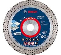 Bosch 1x EXPERT HardCeramic 76 mm Diamond Cutting Disc (for Hard tiles, Hard stone, Ø 76 mm, Professional Accessory Mini Angle Grinder)