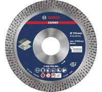 Bosch 1x EXPERT HardCeramic Diamond Cutting Disc (for Hard tiles, Hard stone, Ø 115 mm, Professional Accessory Small Angle Grinder)