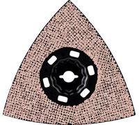 Bosch 1x Expert MAVZ 116 RT6 Sanding Plate | for Fibre plastics GFK, CFK, Paint on wood, Ø 116 mm, Grit 60, Professional Accessory Multitool