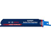 Bosch 1x EXPERT Medium-Thick Tough Metal S955HHM Blade | for Tough steel, Stainless Steel Pipes, Length 150 mm, Professional Accessory Reciprocating Saw