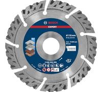 Bosch 1x EXPERT MultiMaterial Diamond Cutting Disc (for Concrete, Reinforced concrete, Ø 115 mm, Professional Accessory Small Angle Grinder)