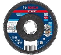 Bosch 1x EXPERT N475 SCM Flap Disc, X-Lock | for Steel sheets, Stainless steel, Very fine, Professional Accessory Small Angle Grinder